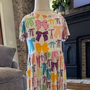 SweetHoney Multicolor Bow Romper